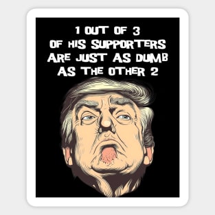Dump Trump: Cult of Cluelessmess Sticker